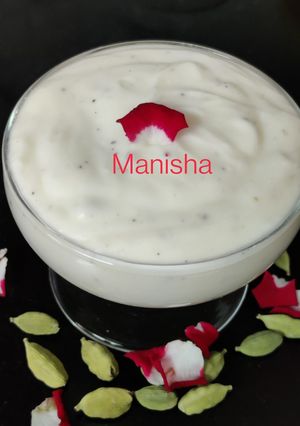 A picture of Elaichi Flavour Shrikhand.