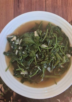 Foto resep Rau Muống Xào Tỏi (Tumis Kangkung Bawang Putih) khas Vietnam