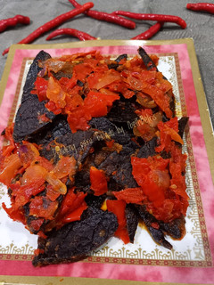 Foto resep Dendeng paru balado