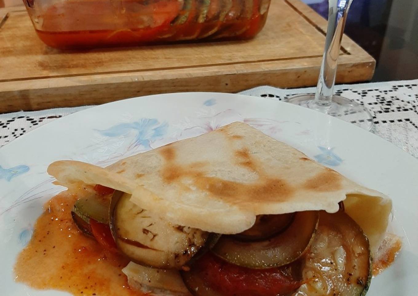 Crepes de Ratatouille