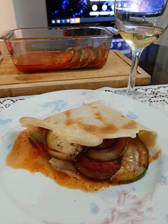 Una foto de Crepes de Ratatouille