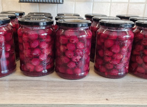 Magozott meggybefőtt🍒 recept fotója