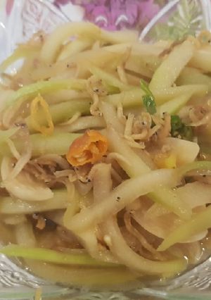 Foto resep Labu tumis ikan teri