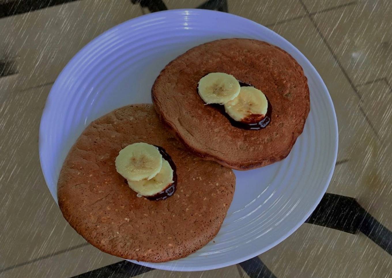 Pancakes de avena y cocoa🥰