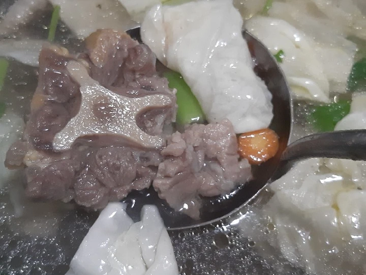 Langkah Gampang Membuat Resep Sop daging sapi + buntut yang Menggugah Selera