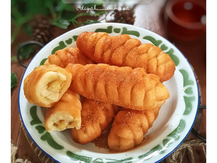 Standar Cara gampang bikin Roti Goreng Isi Pisang  enak