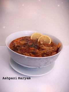 عکسی از دستور سوپ ورمیشل ساده با پای مرغ🥣