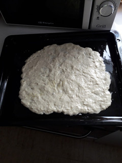 Una foto de Masa Fina de Pizza Para Multimix