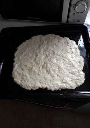 Una foto de Masa Fina de Pizza Para Multimix