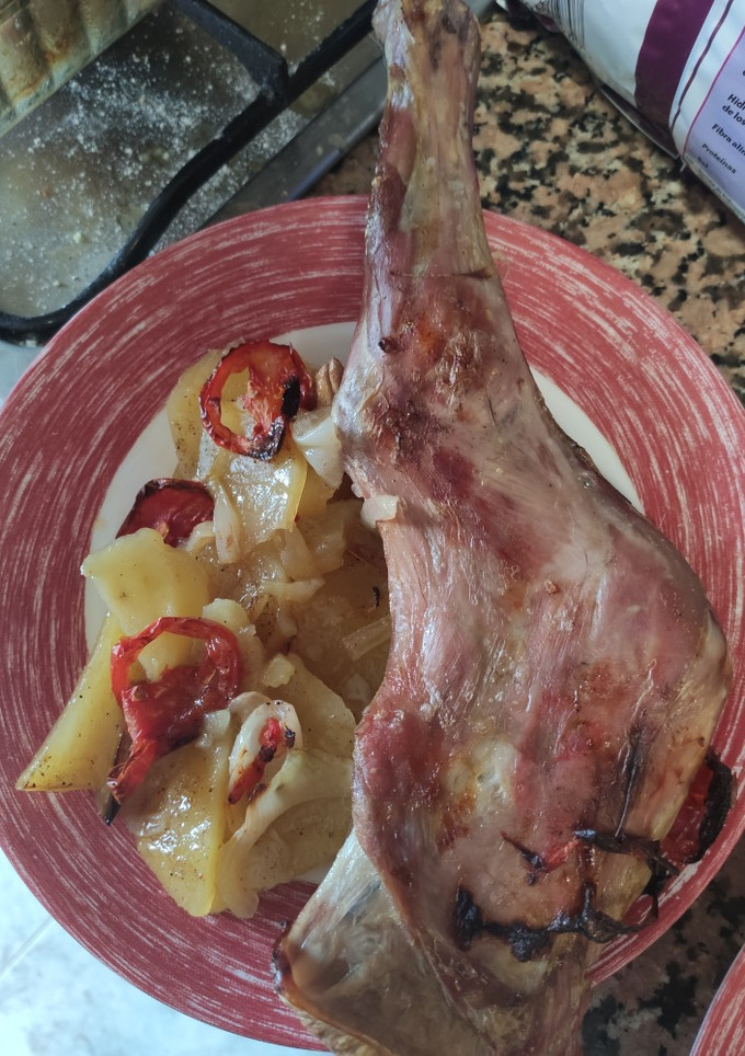Una foto de Cordero al horno