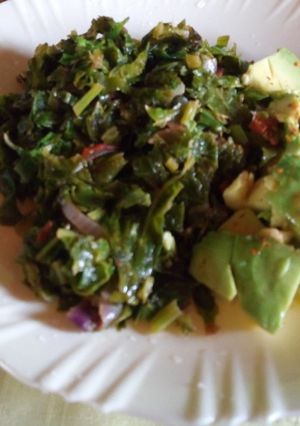 A picture of Creamed Spinach.
