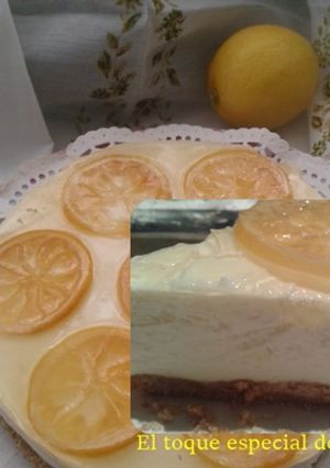 Una foto de Cheesecake de limón