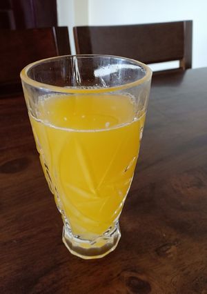 A picture of Fresh passion juice.