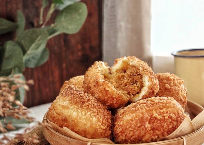 Resep Roti Goreng Lembut isi Unti yang Lezat Sekali