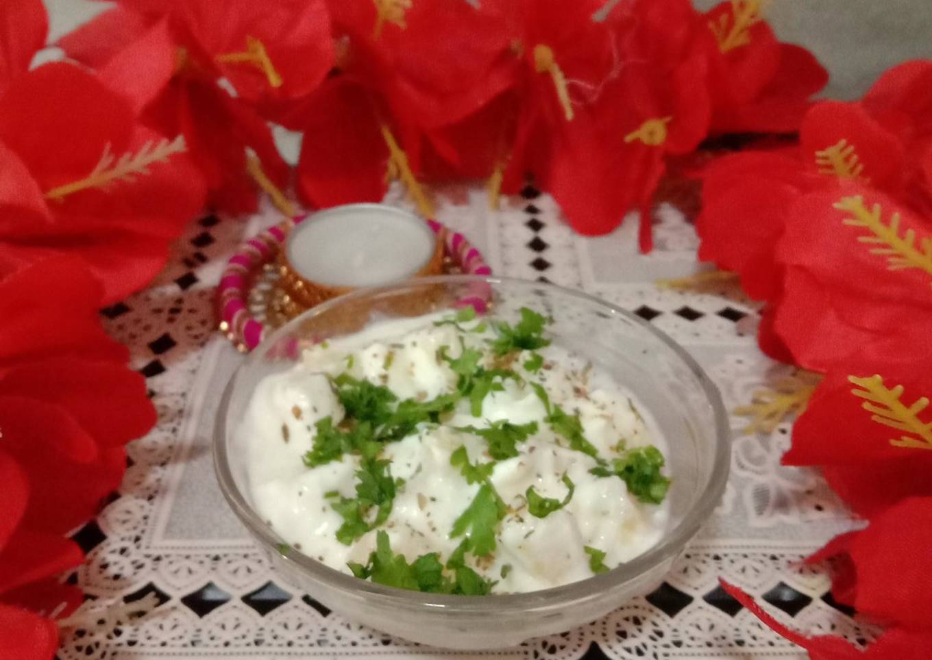 #WMC Alu Curd raita