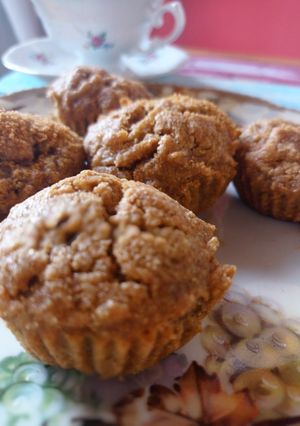 Una foto de Muffins de pera