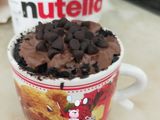 Nuttela chocolate mug cake !