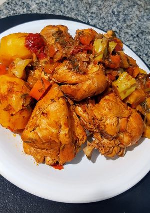 Una foto de Fricasé De Pollo Express