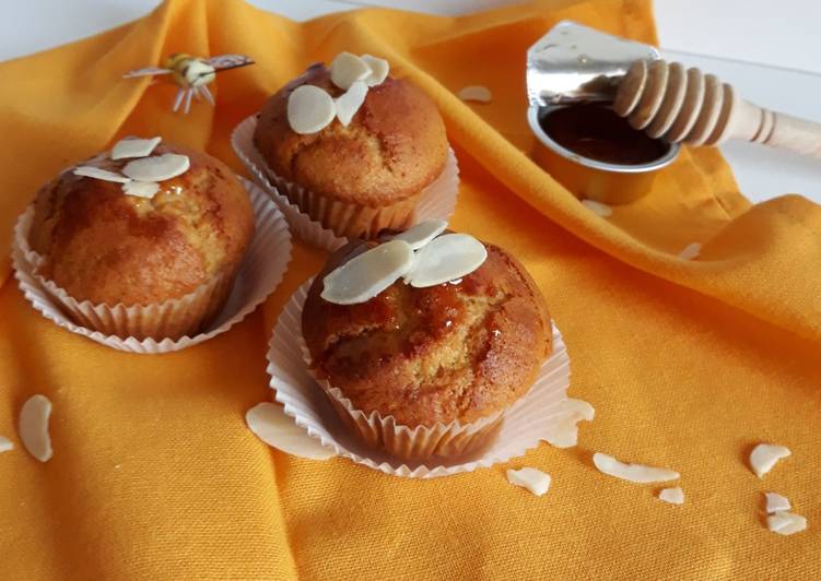 ☆Muffins Amande et Miel☆