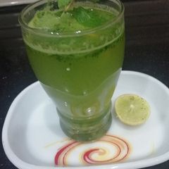Aam Panna (Mango mint panna) A picture of Aam Panna (Mango mint panna).