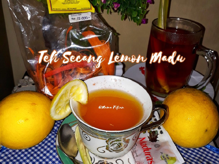 Resep Teh Secang Lemon Madu, Enak