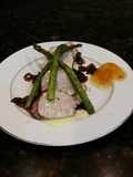 Brad's pork tenderloin medalions w/ lemon caper bearnaise sauce