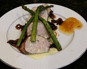 How To Serving Recipe Brads pork tenderloin medalions w lemon caper bearnaise sauce Restaurant Style