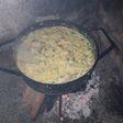 Risotto de matambrito al verdeo! Al disco de arado!