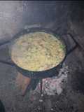 Risotto de matambrito al verdeo! Al disco de arado!