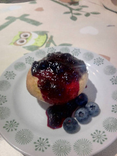 Áfonyás muffin recept fotója