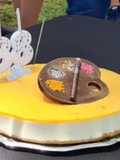 Semifrío de limón 30cm con base de galleta