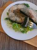 Hamburger vegetariano con spinaci