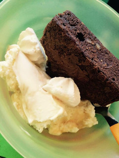Una foto de Brownie con nuez