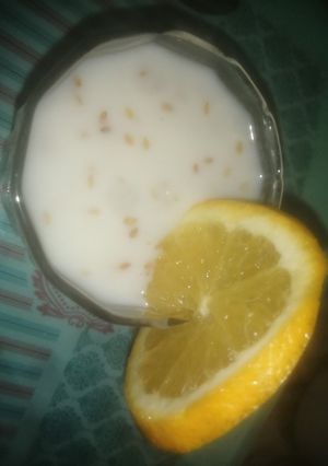 صورة لوصفة سحلب بيتي بنكهة البرتقال 🍊