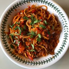 A picture of Spaghetti alle verdure assortite.
