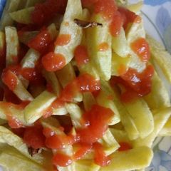 A picture of Ginger garlic potato chips.