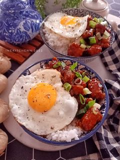 Foto resep Honey Soy Chicken Rice Bowl