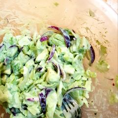 A picture of Yogurt Avocado Salad.