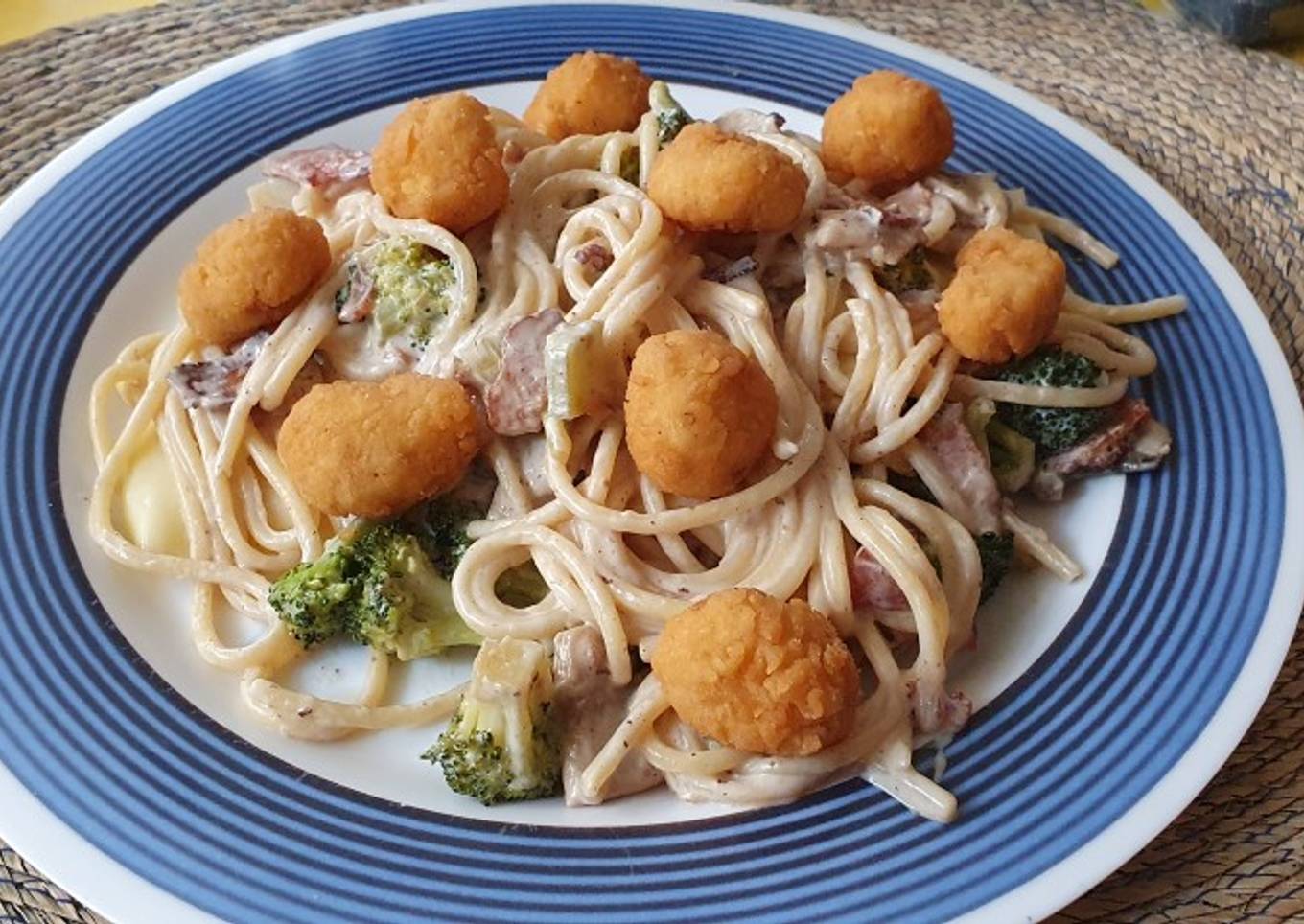 Spaghetti con los restos de la semana 😁