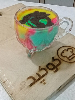 عکسی از دستور دسر مهلبی رنگی