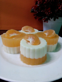 Foto resep Puding Susu Jeruk Manis