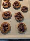 Galletas de garbanzo con chocolate amargo