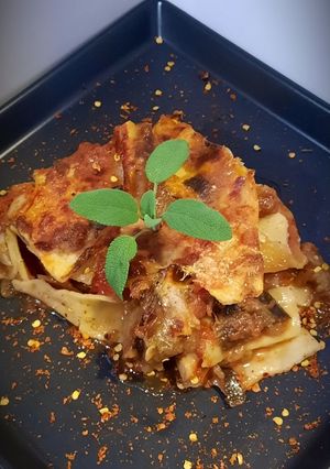 Lasagne kócosan recept fotója