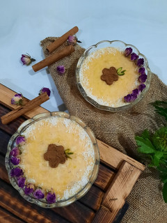 عکسی از دستور فرنی کدو حلوایی
