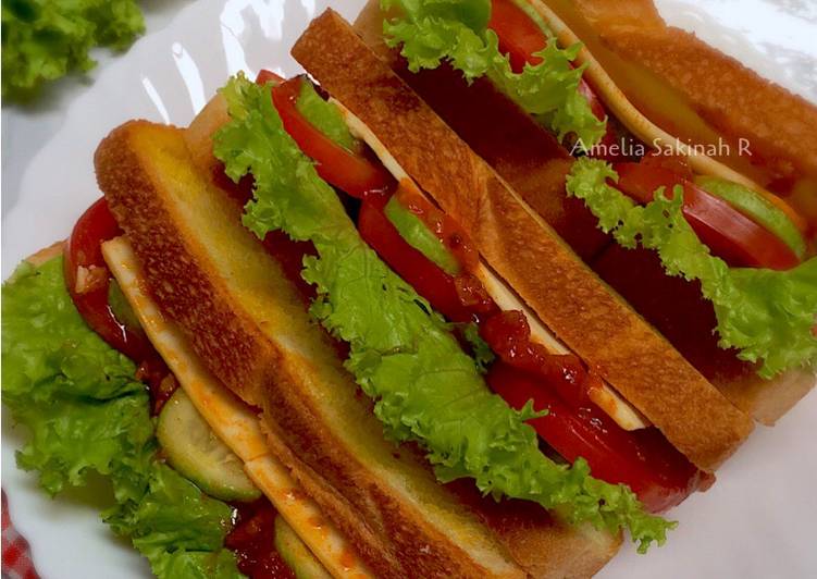 Resep Bolognese Vegetables Sandwich yang Bikin Ngiler