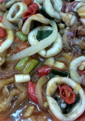 Foto resep Cumi Asam Pedas