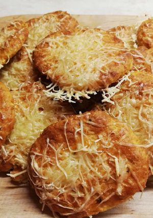 Light túrós - sajtos-zabos puffancs recept fotója