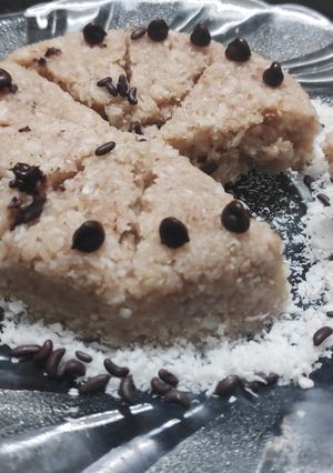 A picture of Chocolate Coconut Cake🍫😋.