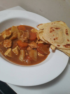 Foto resep Kare Sayur dan Roti Canai