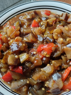 Una foto de Chutney de berenjenas🍆🌶️🍯🥐
